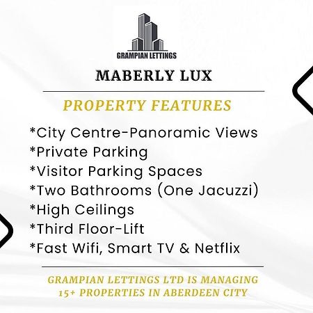 Maberly Lux - Grampian Lettings Ltd Διαμέρισμα Αμπερντήν Εξωτερικό φωτογραφία